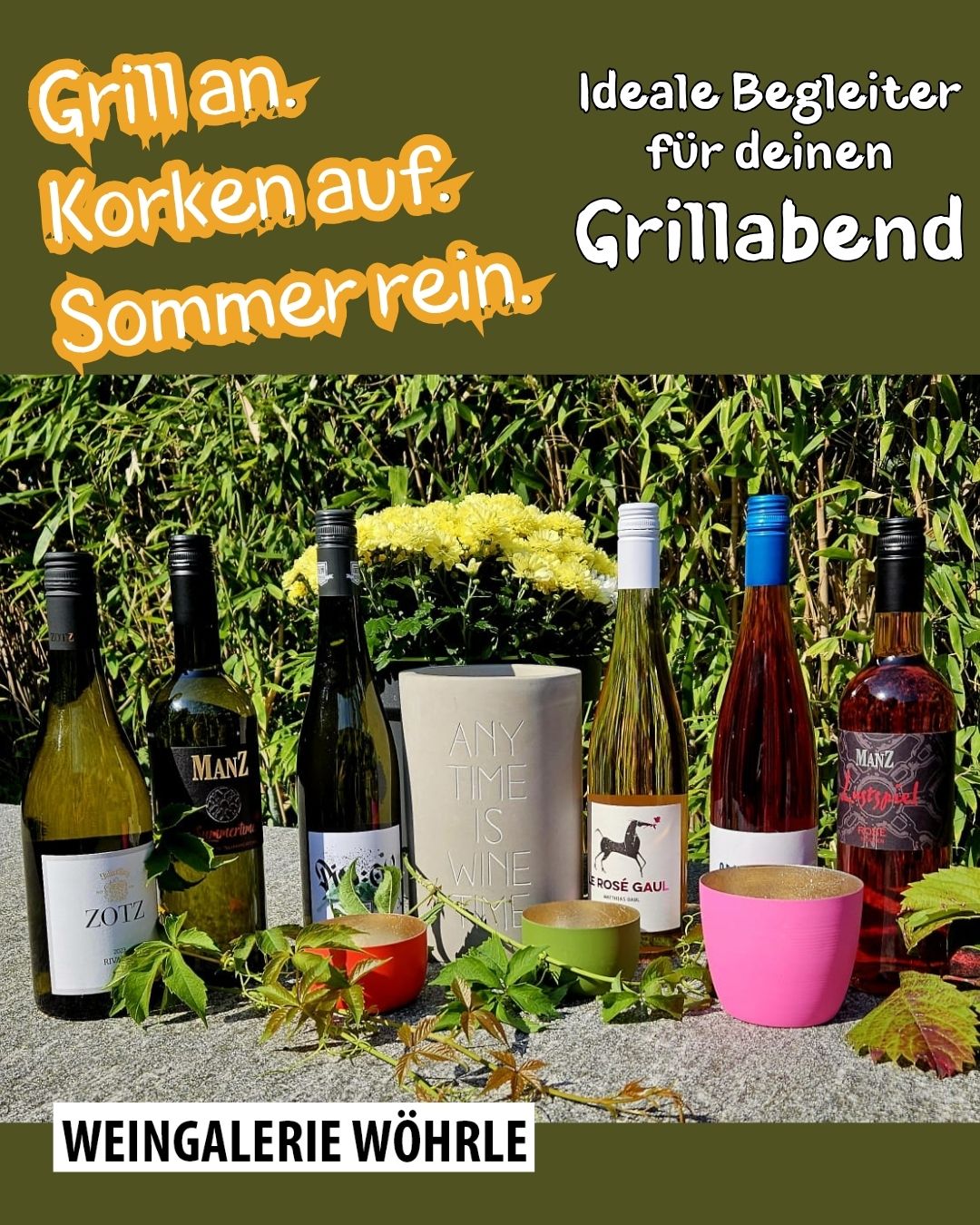 Weine zum Barbecue